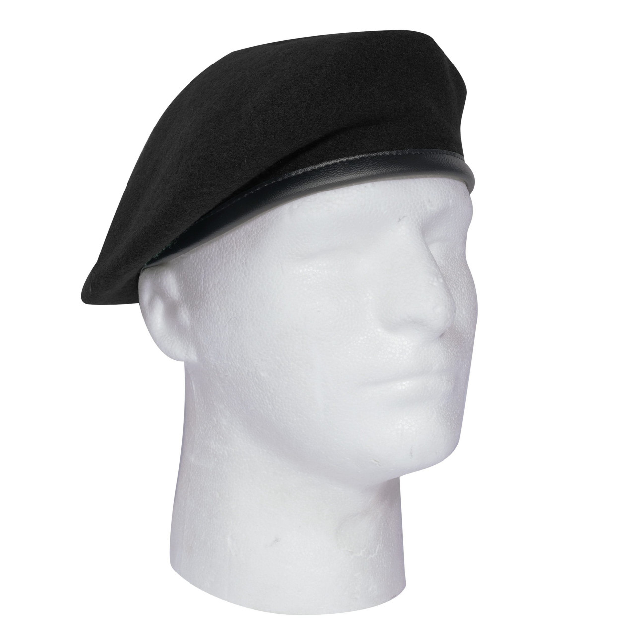 Baret MONTY vlnený ČIERNY