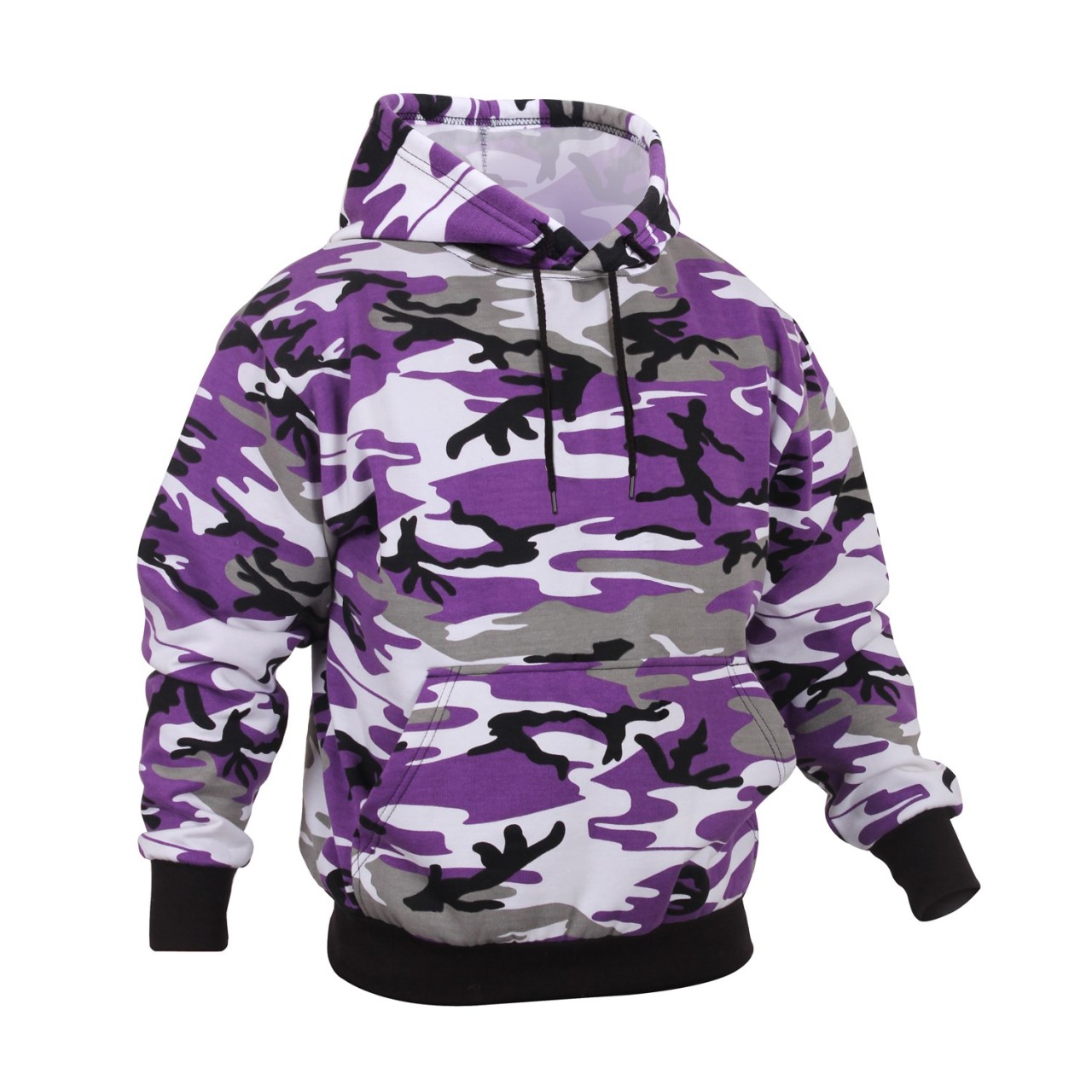 Mikina s kapucňou ULTRA CAMO VIOLET