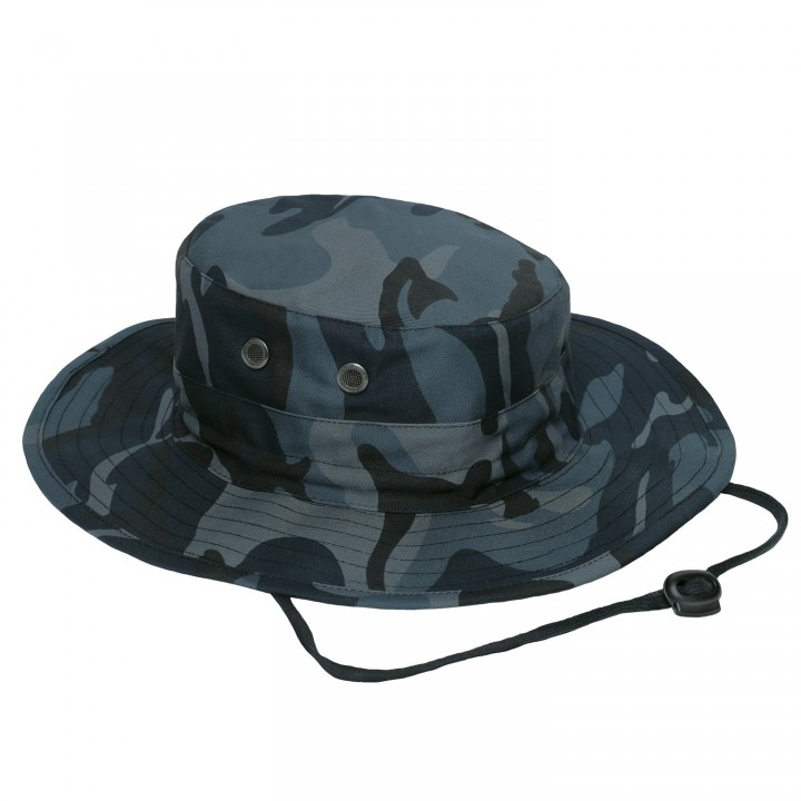 Klobúk MILITARY nastaviteľný MIDNIGHT BLUE CAMO