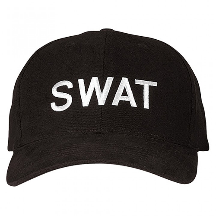 Čiapka SWAT baseball ČIERNA