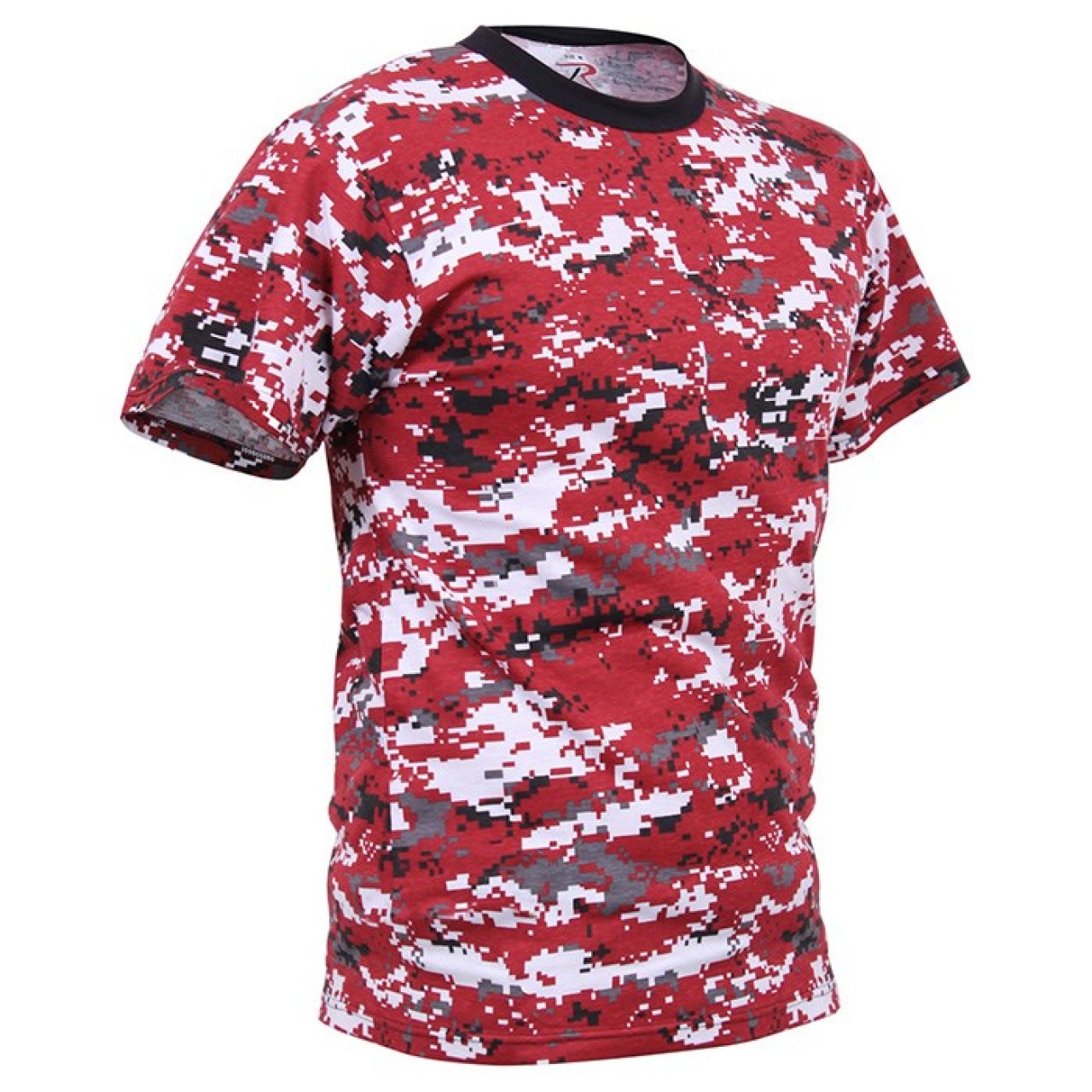 Tričko DIGITAL RED CAMO