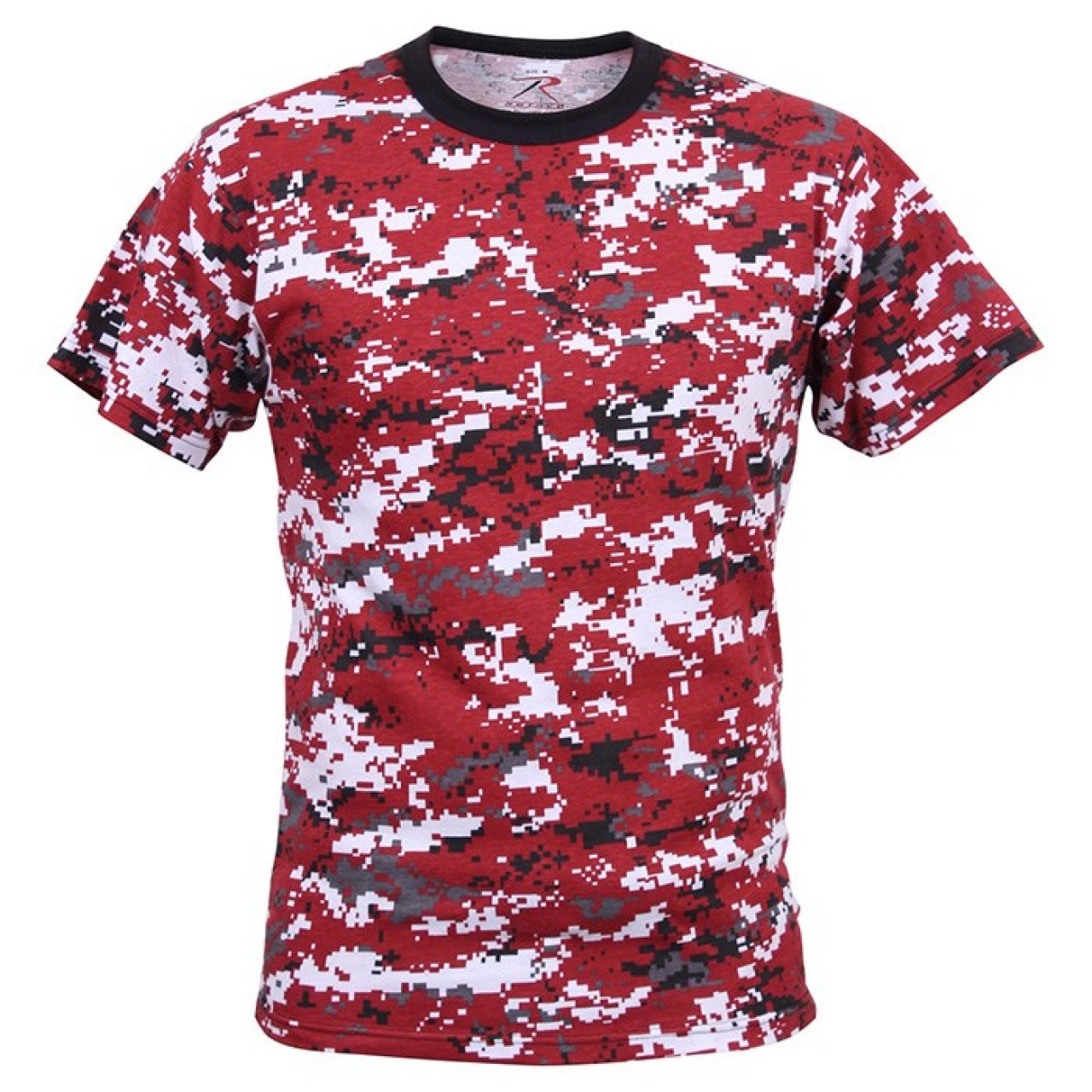 Tričko DIGITAL RED CAMO