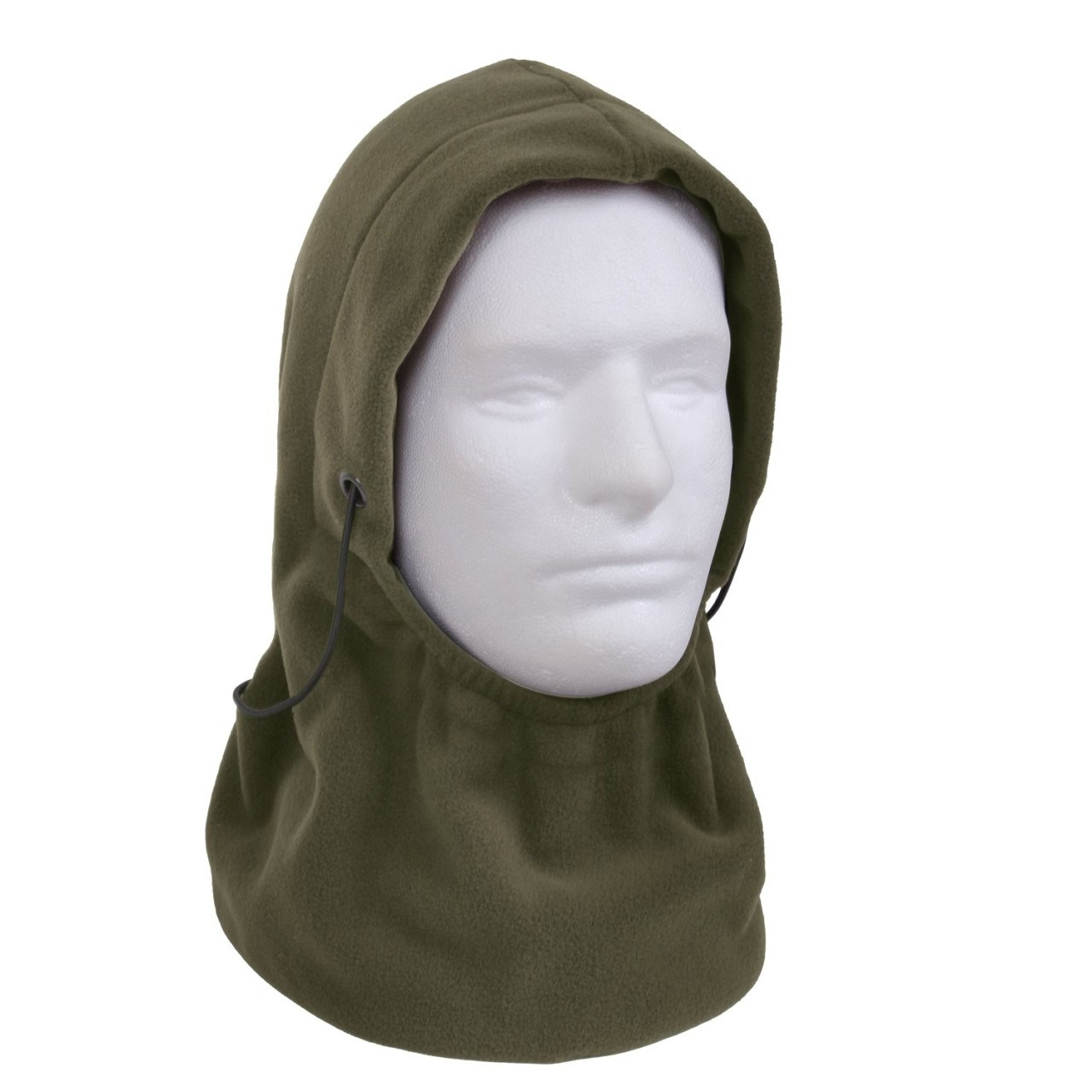Kukla POLAR jedna diera FLEECE ZELENÁ