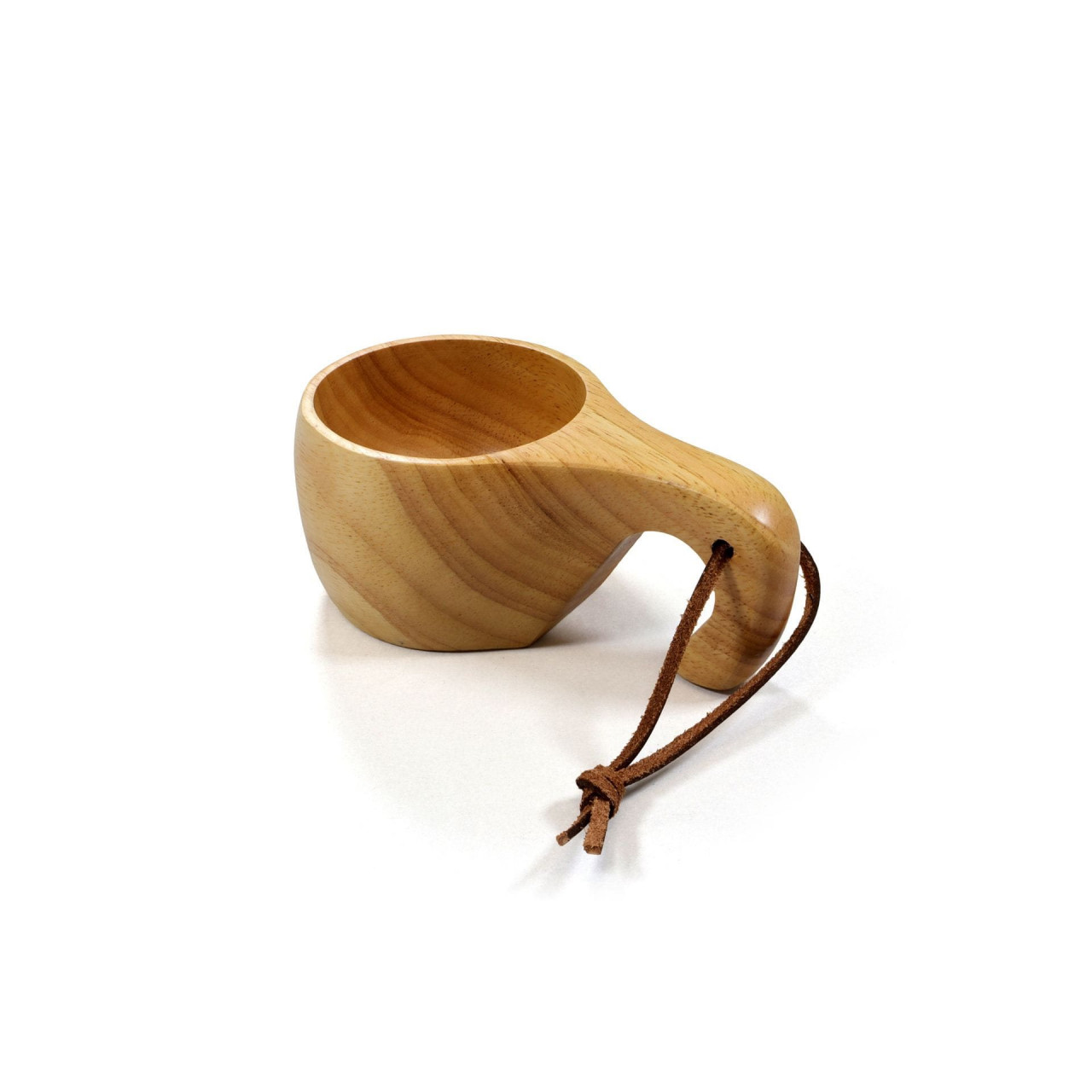 Hrnček KUKSA 200 ml s uchom DREVENÝ