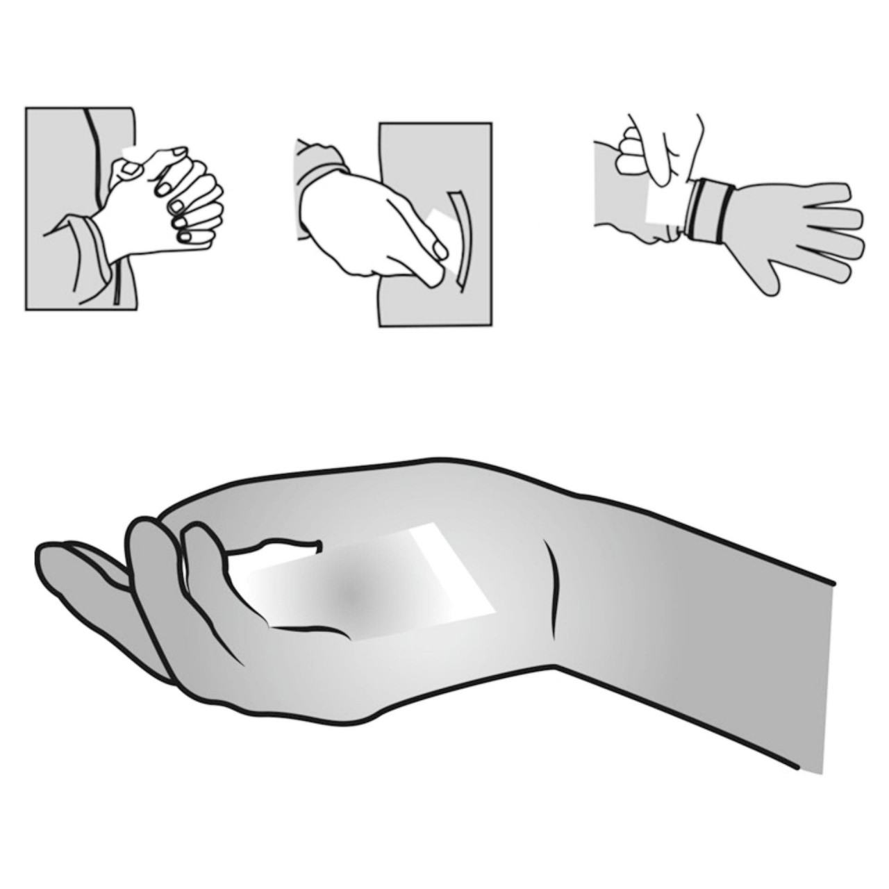 Jednorazový ohrievač rúk, až 10 hodín, sada 2 ks