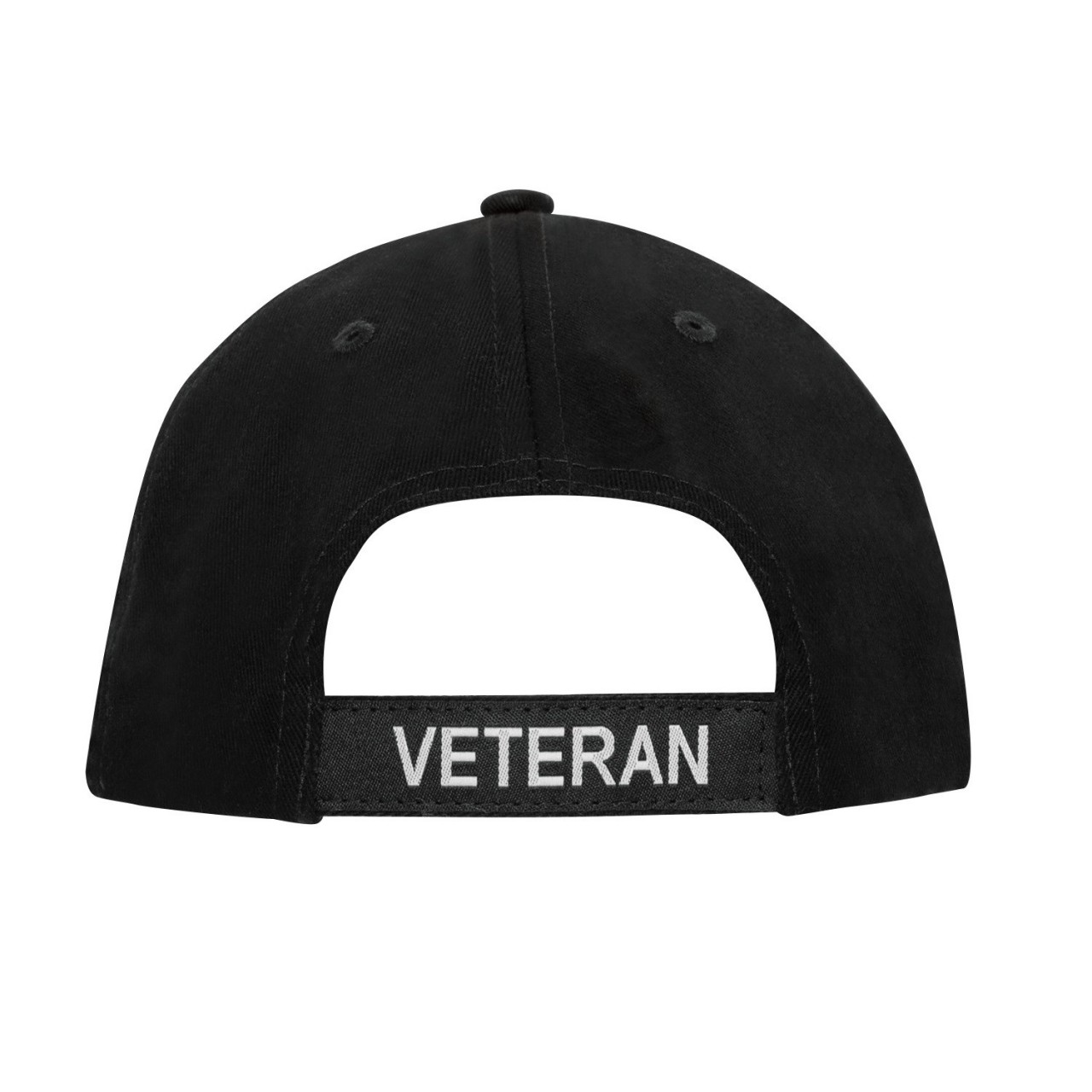 Čiapka baseball US vlajka VETERAN ČIERNA