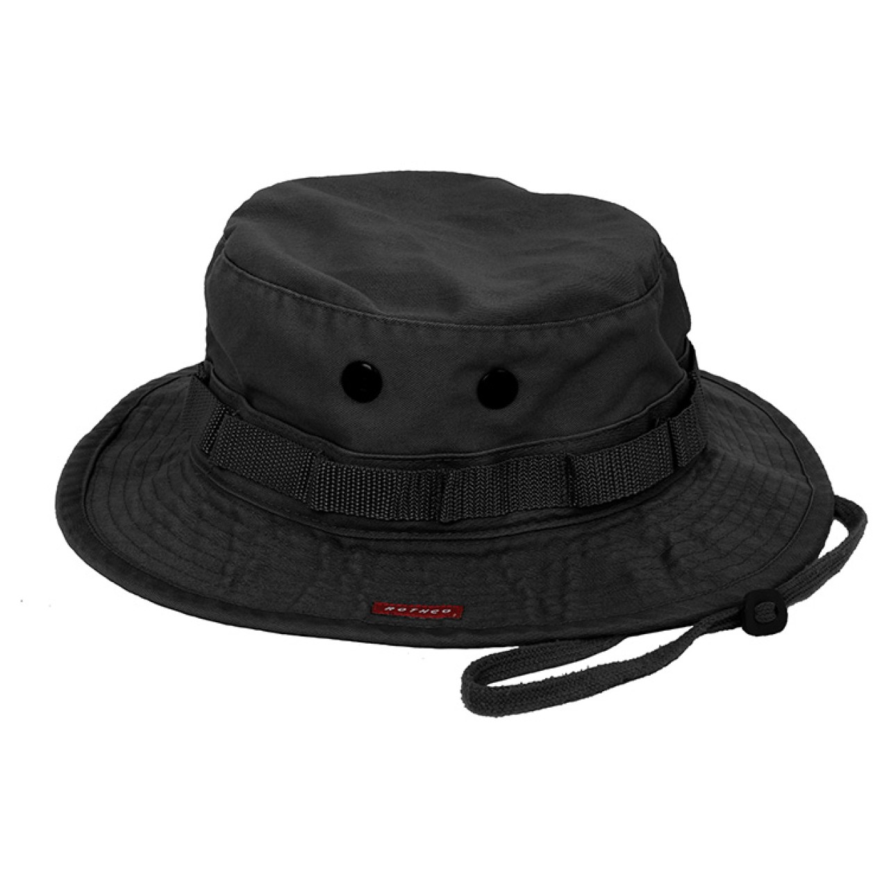 Klobúk VINTAGE BOONIE ČIERNY