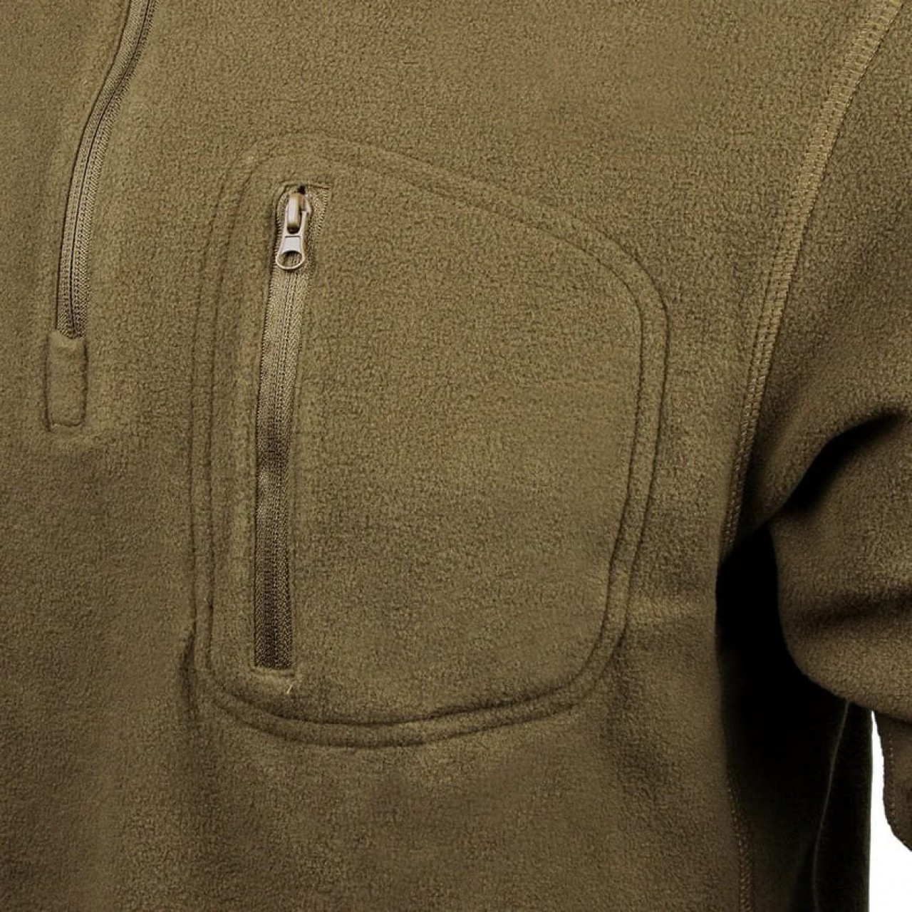 Mikina CONDOR 1/4 ZIPS FLEECE COYOTE BROWN