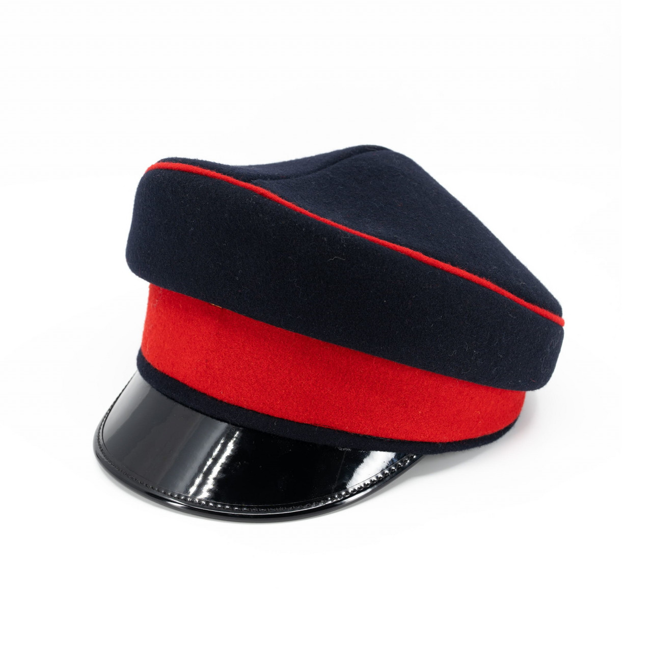 Brigadírka BRITSKÁ dámska TMAVOMODRÁ-ČERVENÁ