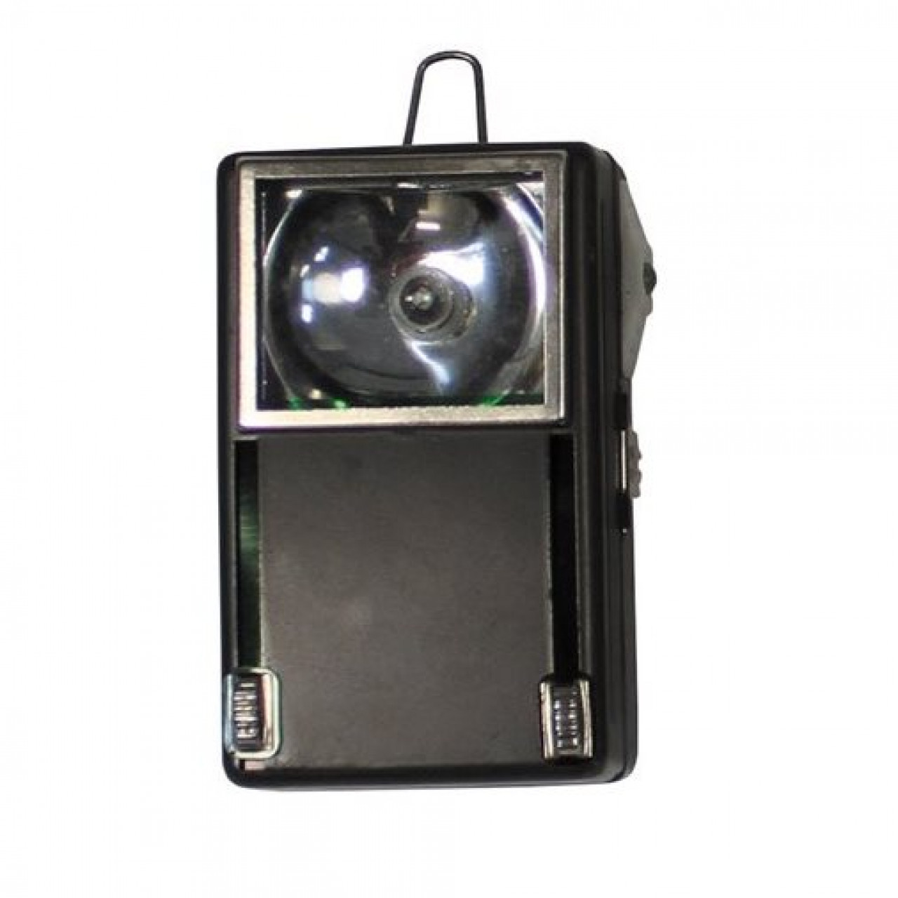 Svietidlo POĽSKÉ obdĺžnikové sklo ZELENÉ použité