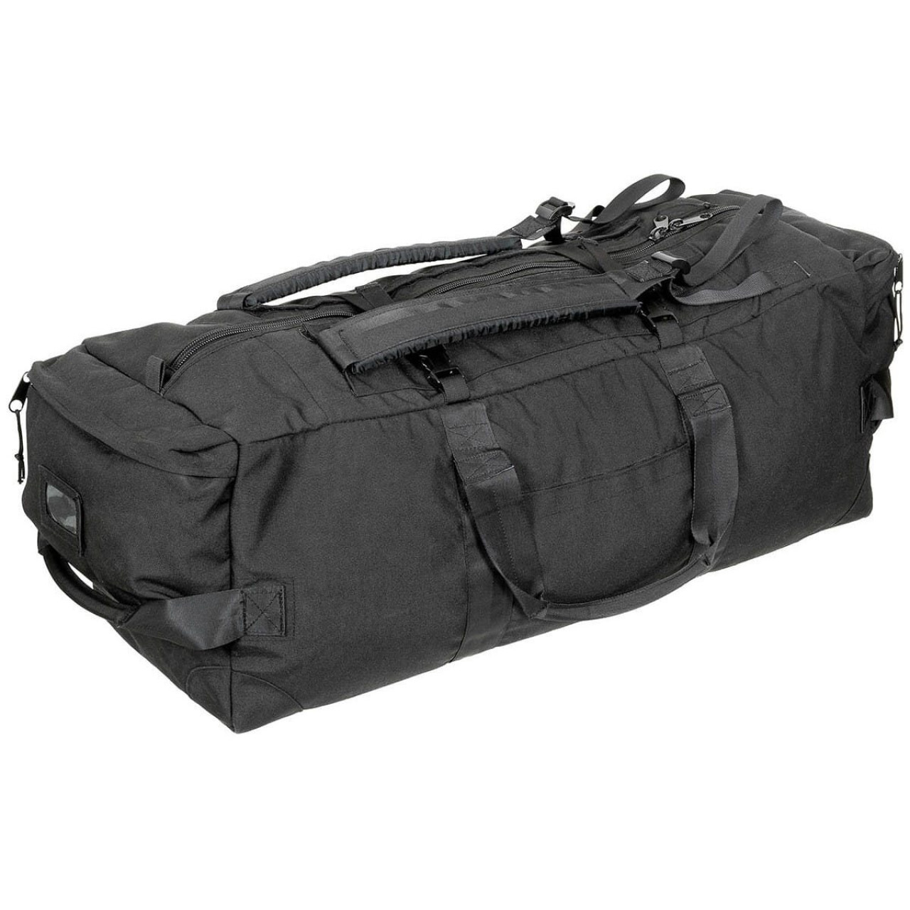 Vak lodný britský TACTICAL s popruhmi ČIERNY
