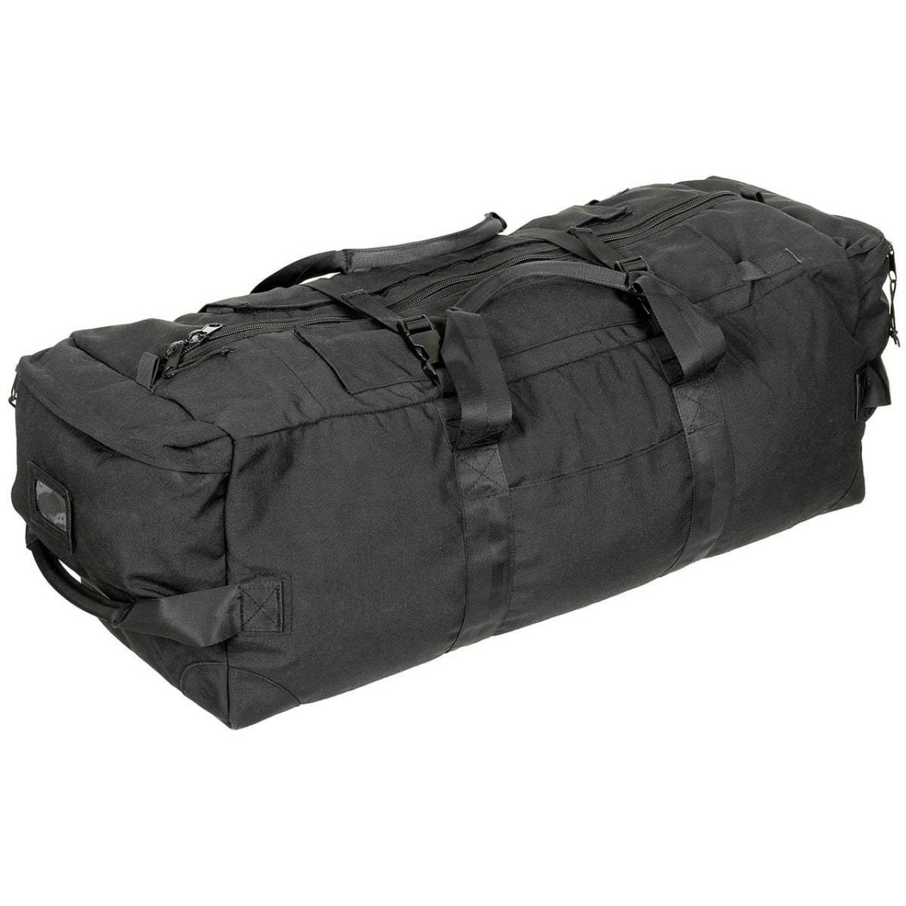 Vak lodný britský TACTICAL s popruhmi ČIERNY