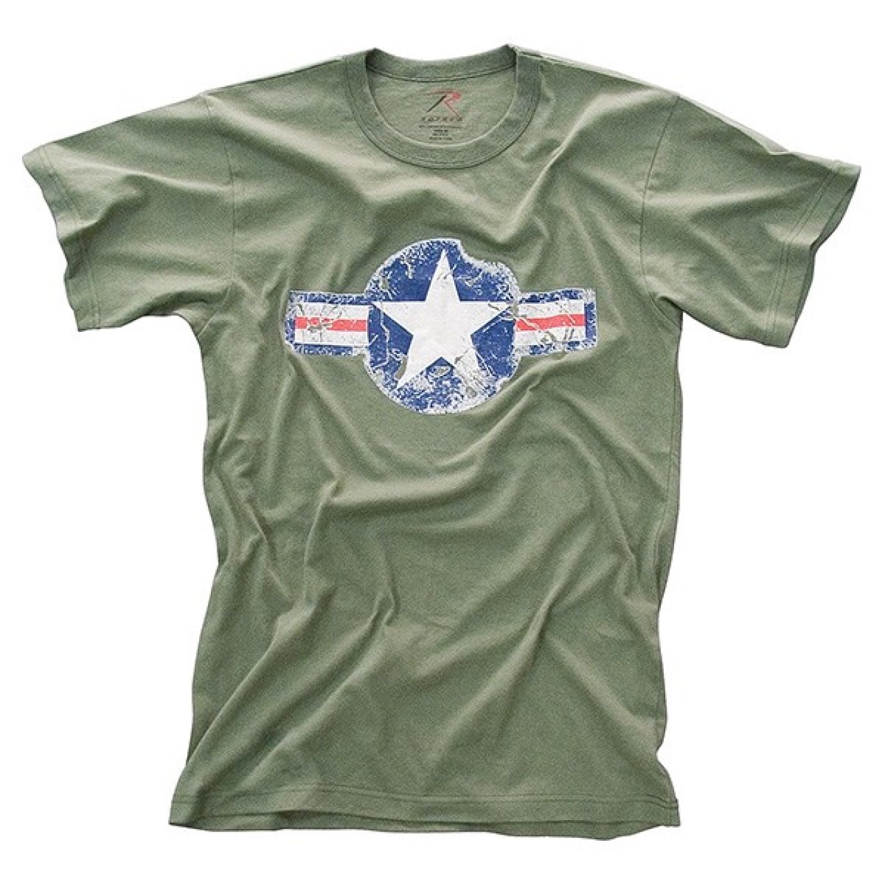 Tričko VINTAGE ARMY AIR CORP OLIV