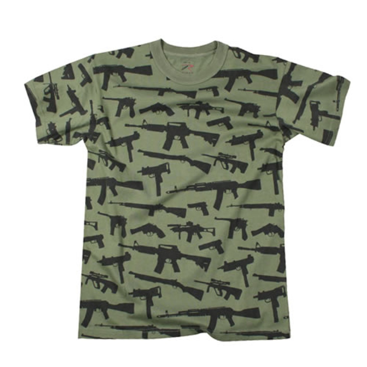 Tričko GUNS OLIV