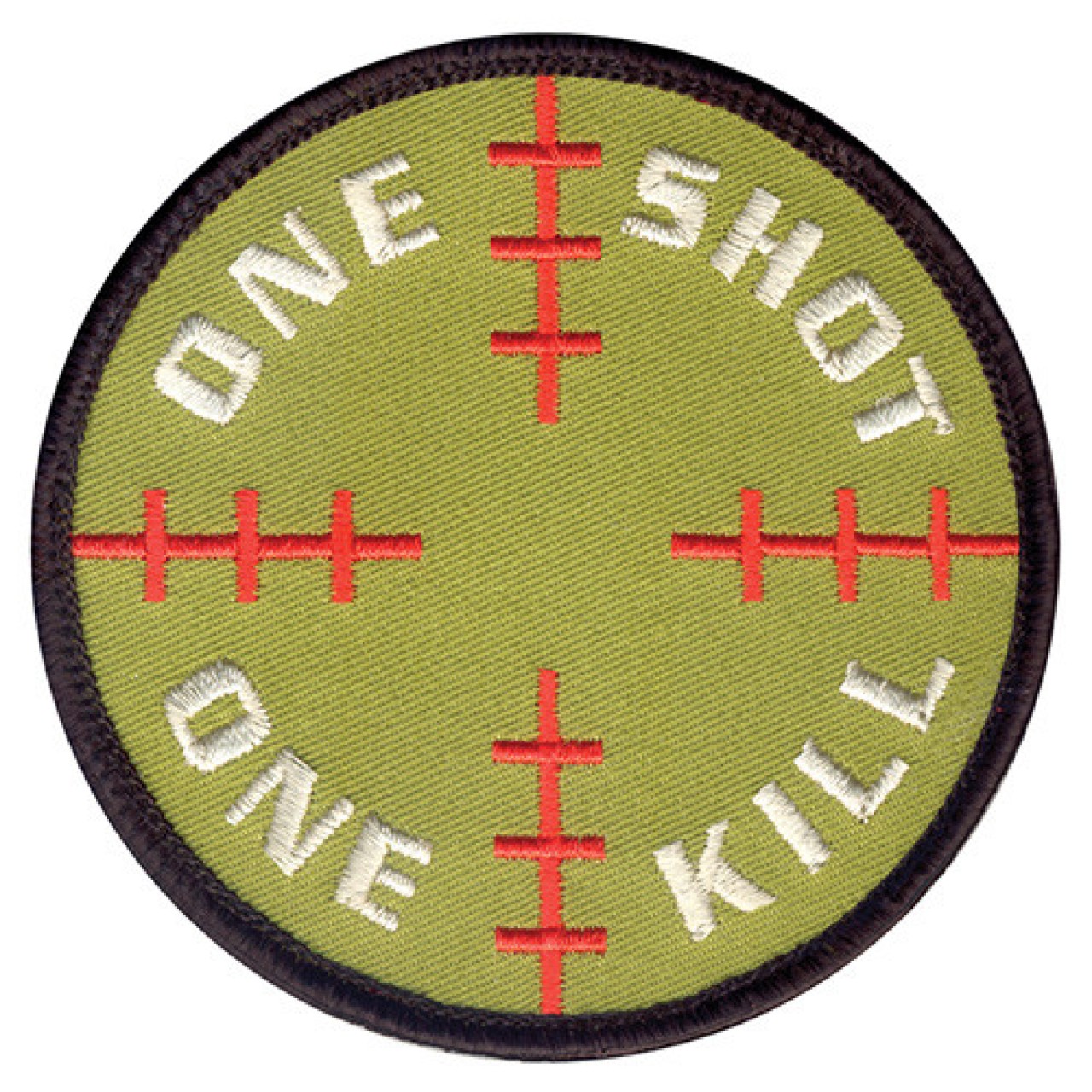 Nášivka SNIPER velcro guľatá 8 cm