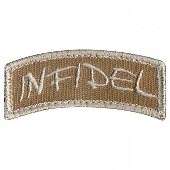 Nášivka INFIDEL velcro DESERT
