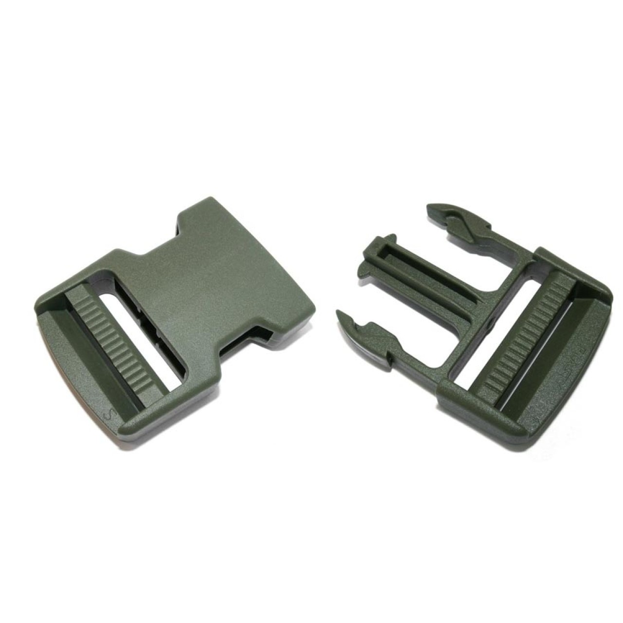 Spona / pracka plastová kompletné 40mm ZELENÁ