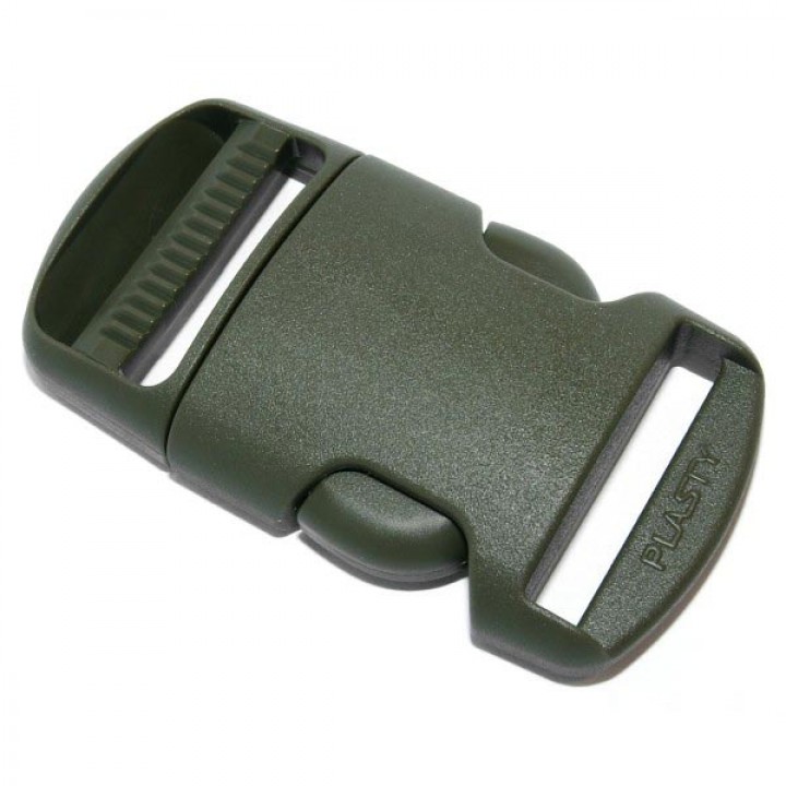 Spona / pracka plastová kompletné 30mm ZELENÁ