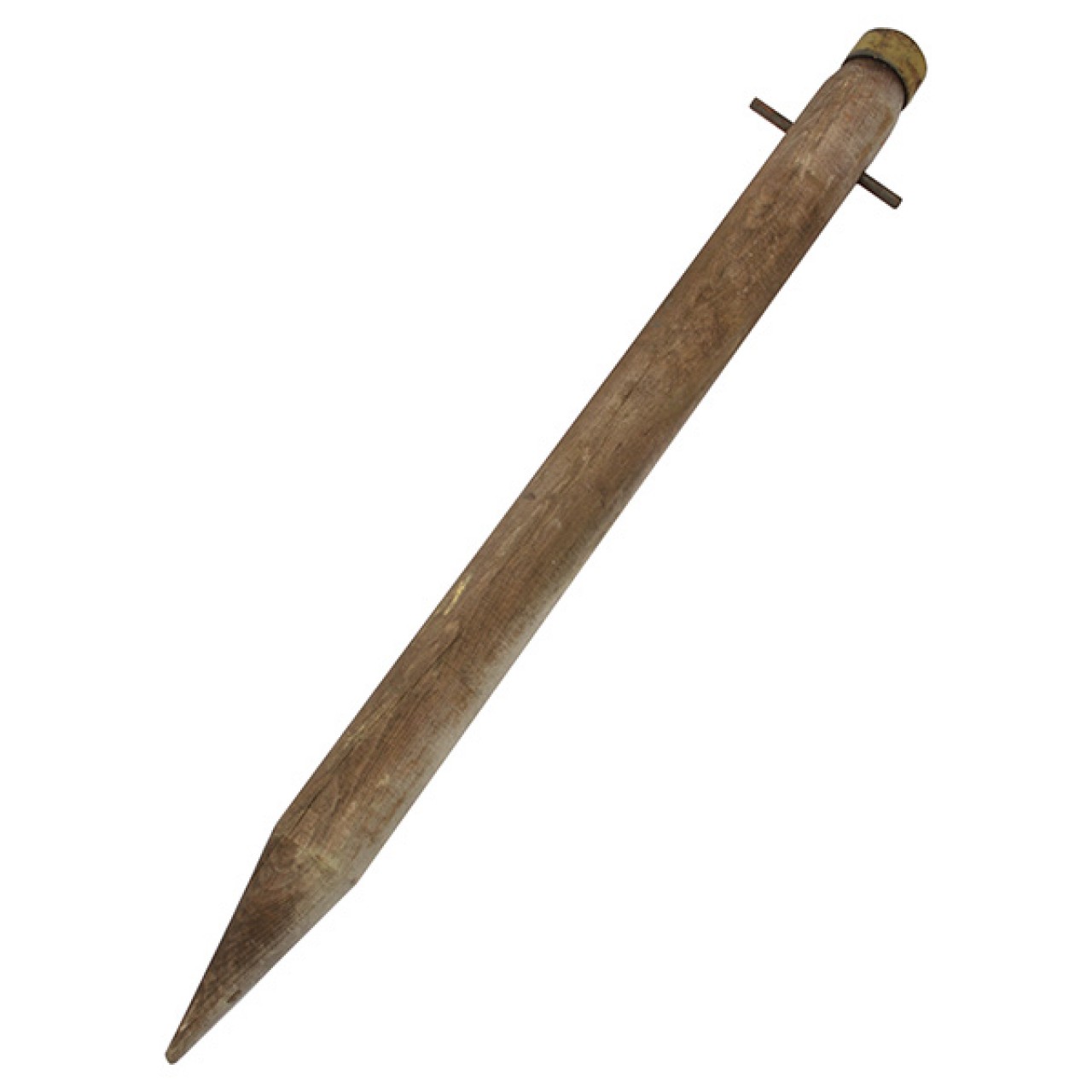 Kolík veľký k stanu drevený s kovaním