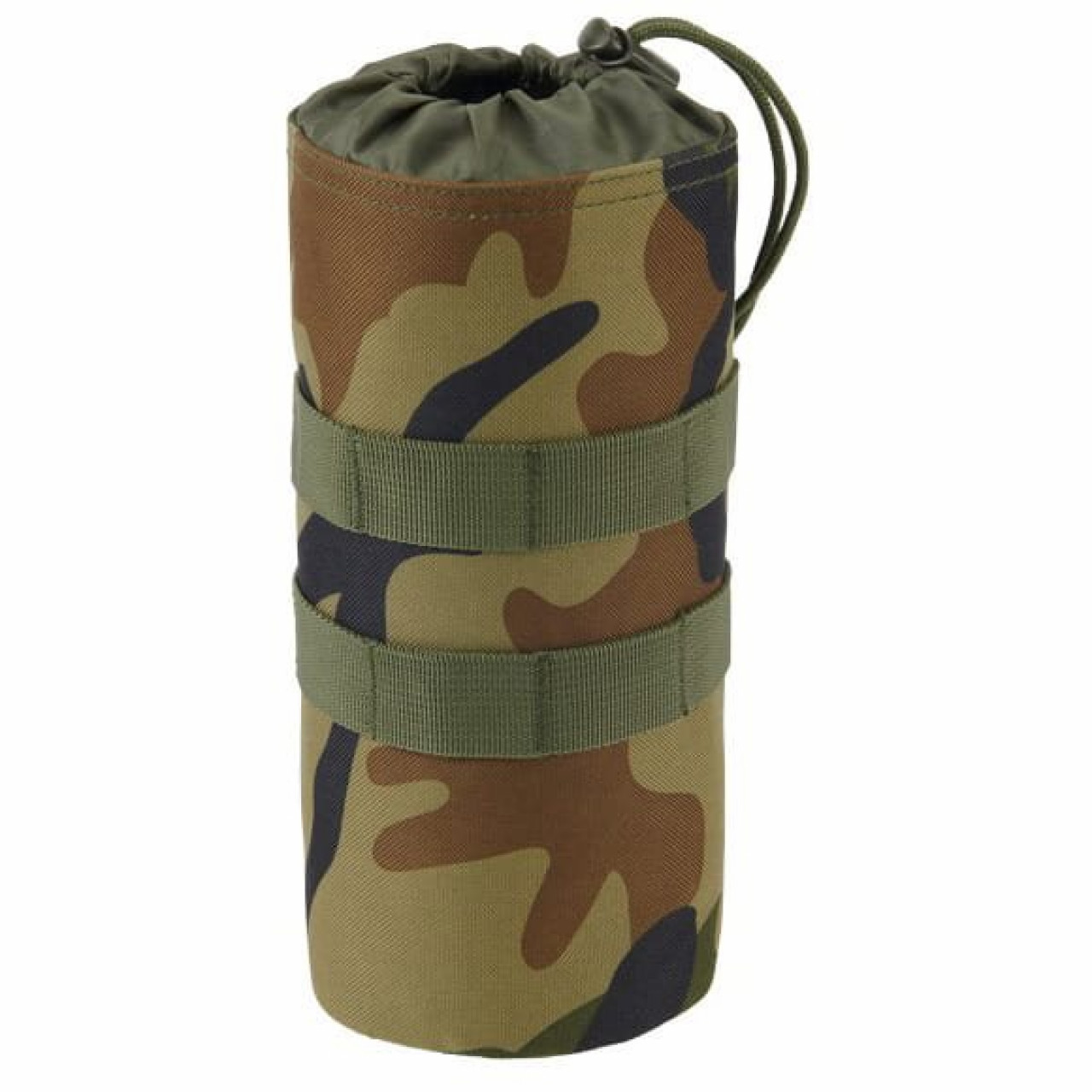 Puzdro na fľašu 0,5-1ltr. MOLLE PALS WOODLAND