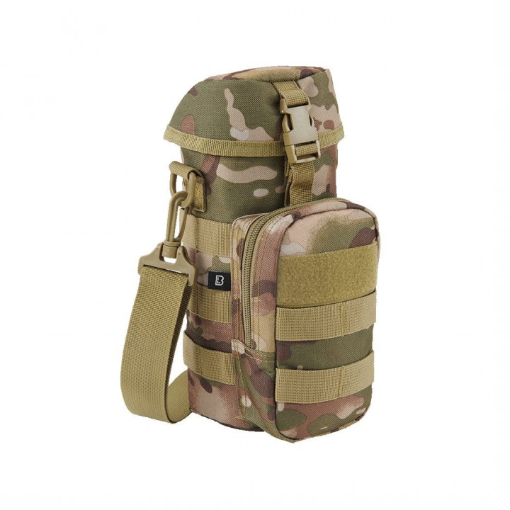 Puzdro na fľašu 0,5-1 l s popruhom MOLLE TACTICAL CAMO