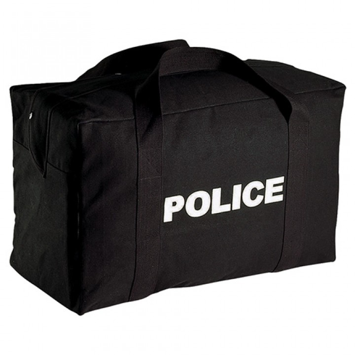 Taška veľká s nápisom POLICE ČIERNA