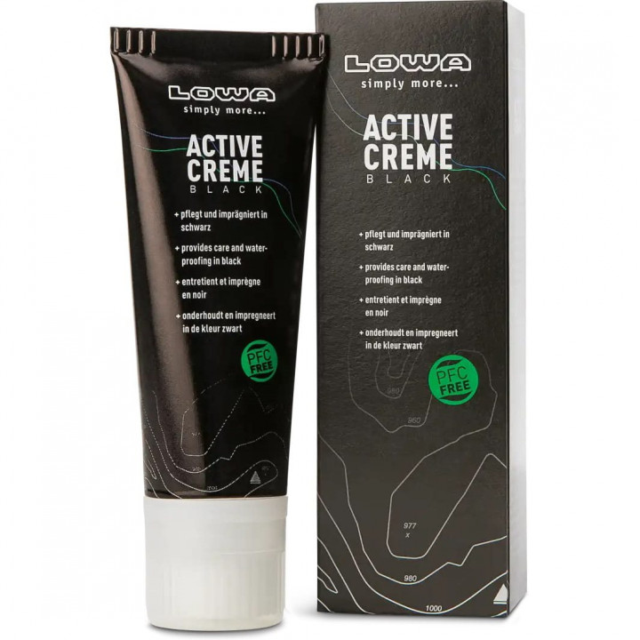 Krém ACTIVE na topánky 75 ml ČIERNY