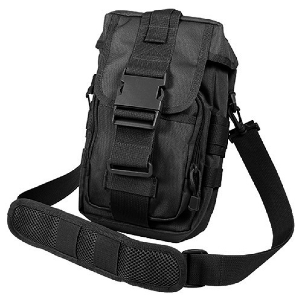 Taška MOLLE cez rameno TACTICAL ČIERNA