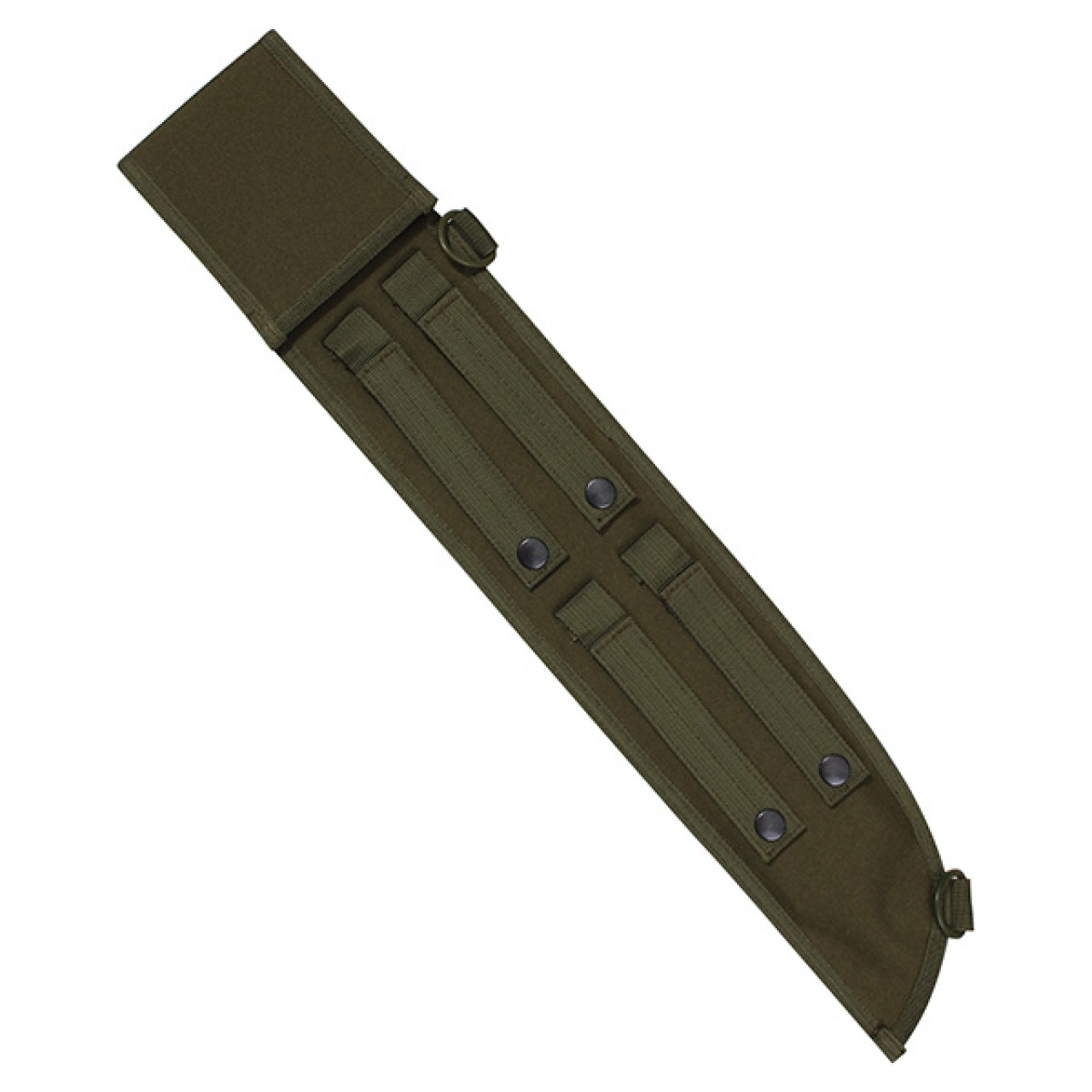 Puzdro MOLLE na mačetu 45cm s vreckami ZELENÉ
