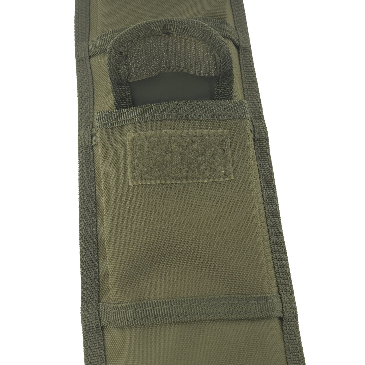 Puzdro MOLLE na mačetu 45cm s vreckami ZELENÉ