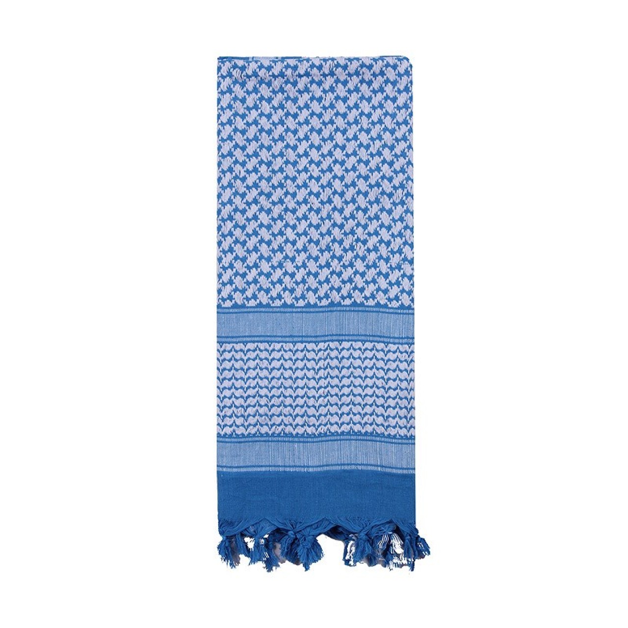 Šatka SHEMAGH 105 x 105 cm MODRO-BIELA