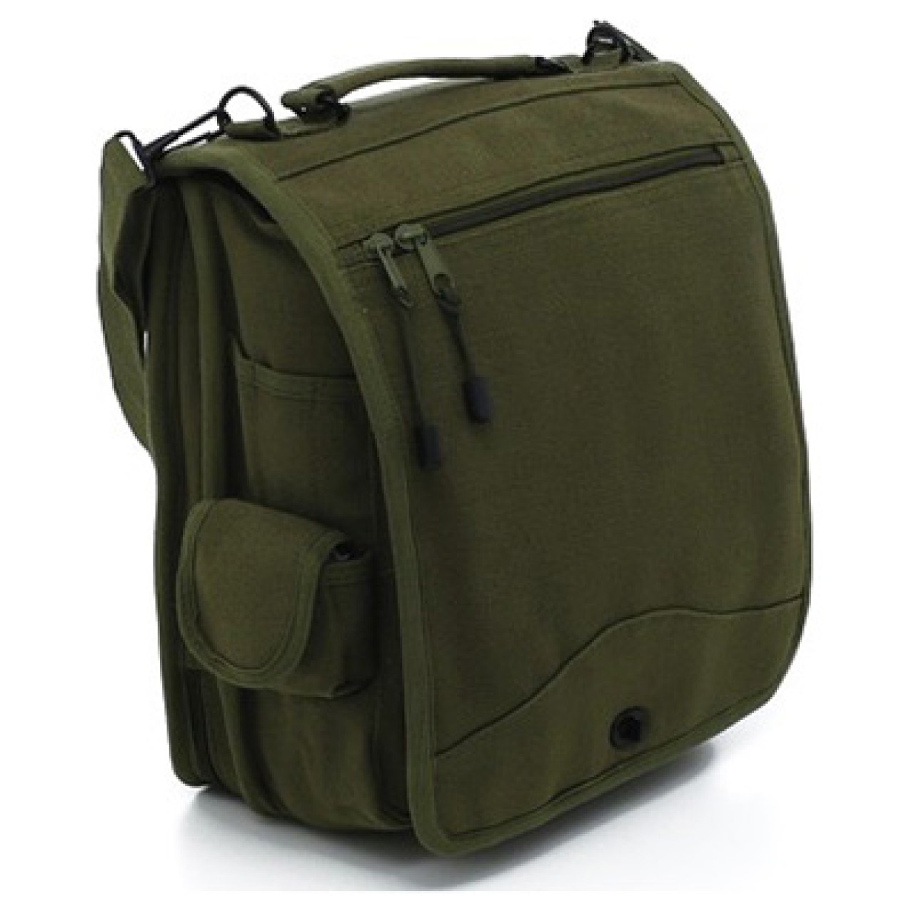 Taška VINTAGE M-51 cez rameno 30 x 35 x 15 cm OLIV