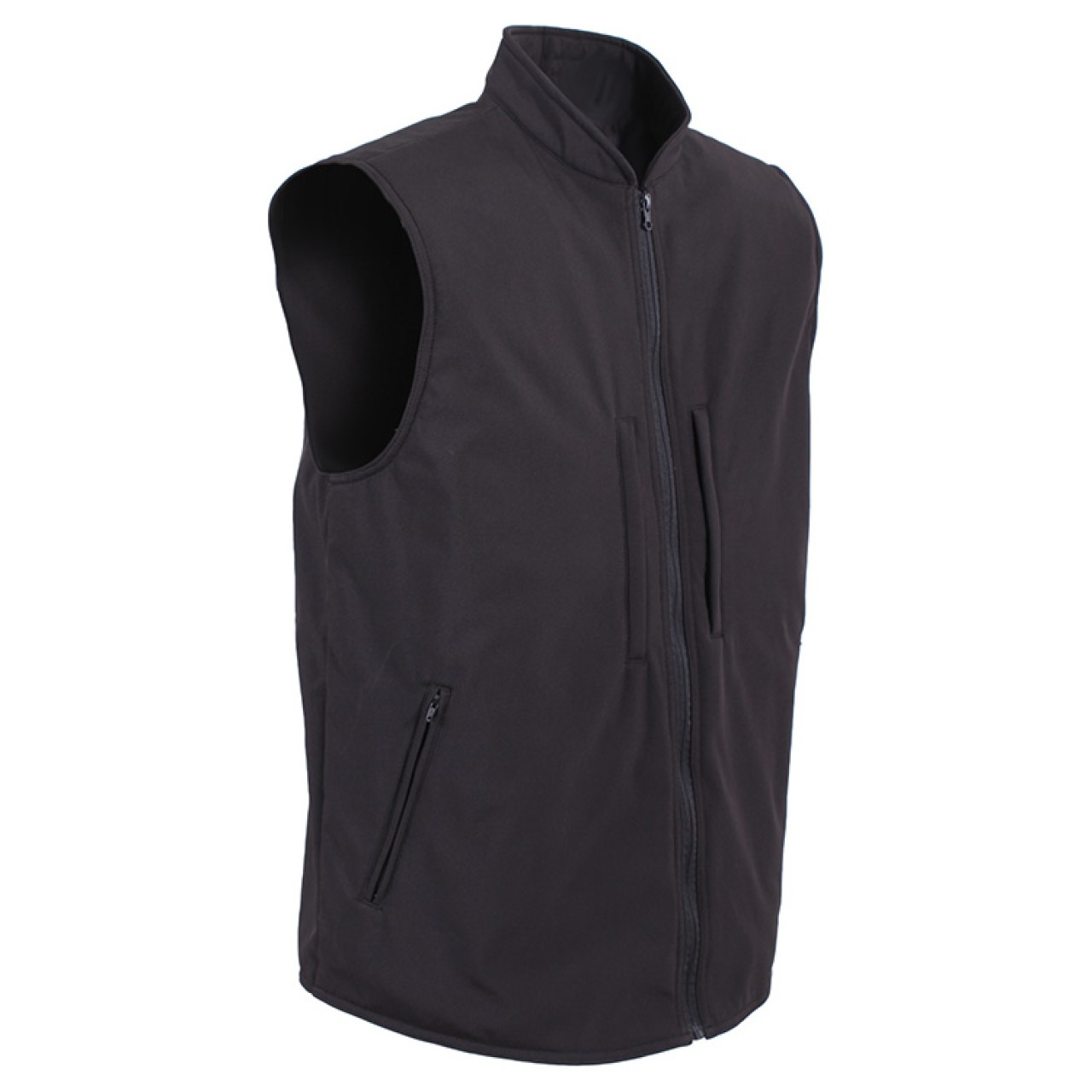 Vesta CONCEALED CARRY softshell ČIERNA