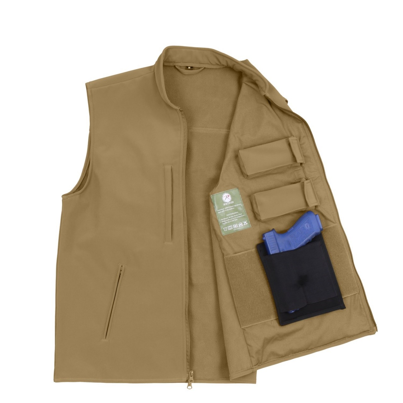 Vesta Concealed CARRY softshell COYOTE BROWN