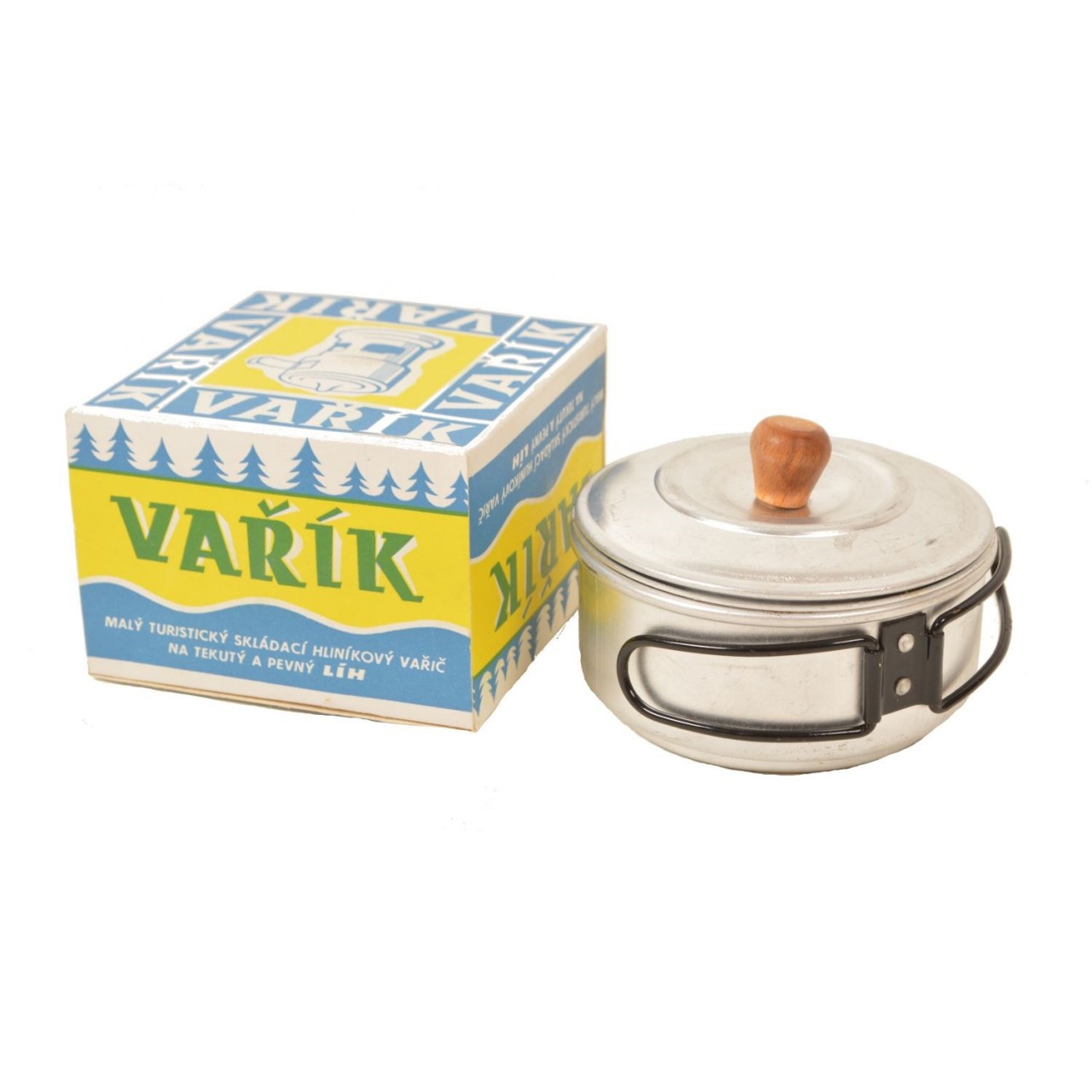Vreckový skladací liehový varič 