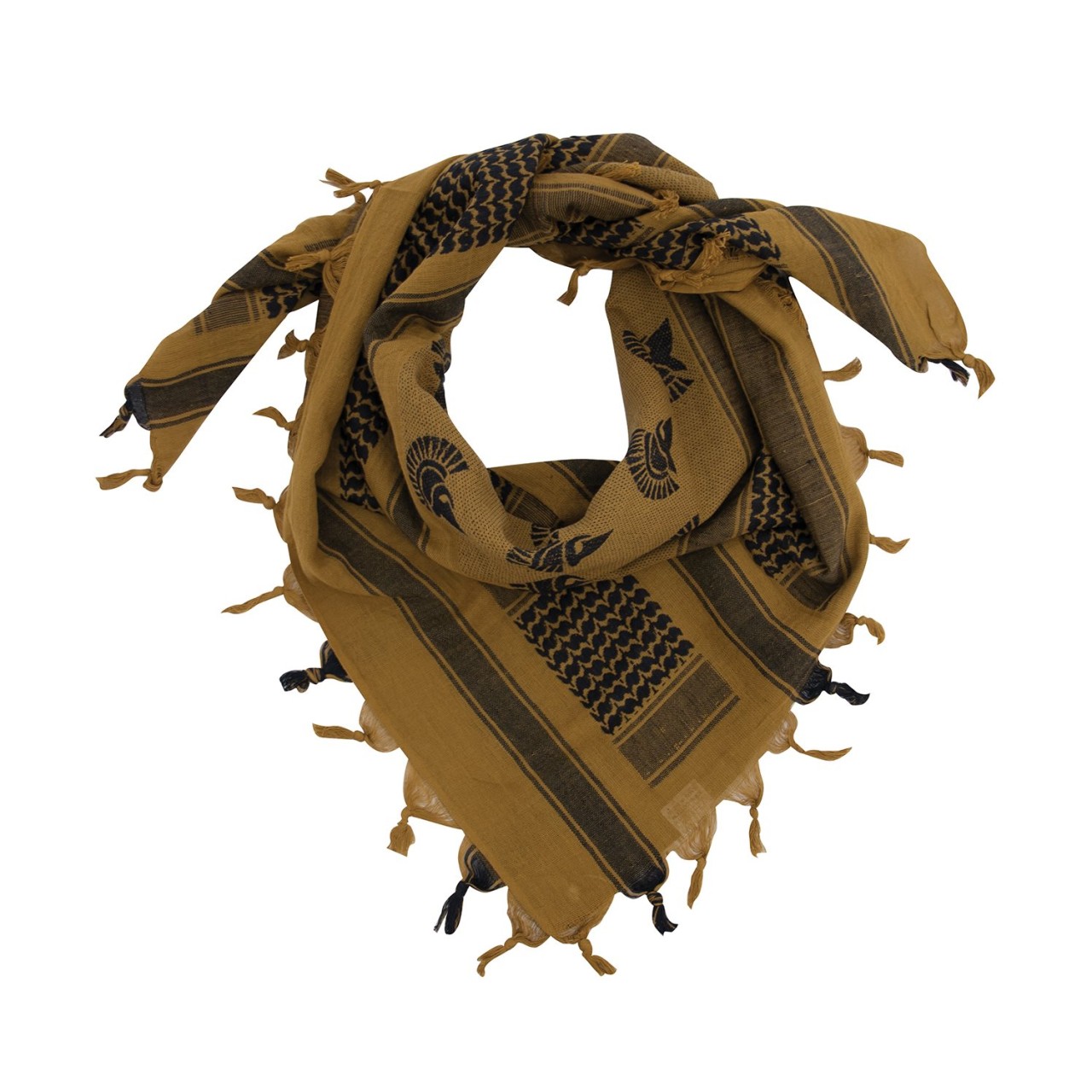 Šatka SHEMAGH 107 x 107 cm SPARTAN COYOTE BROWN