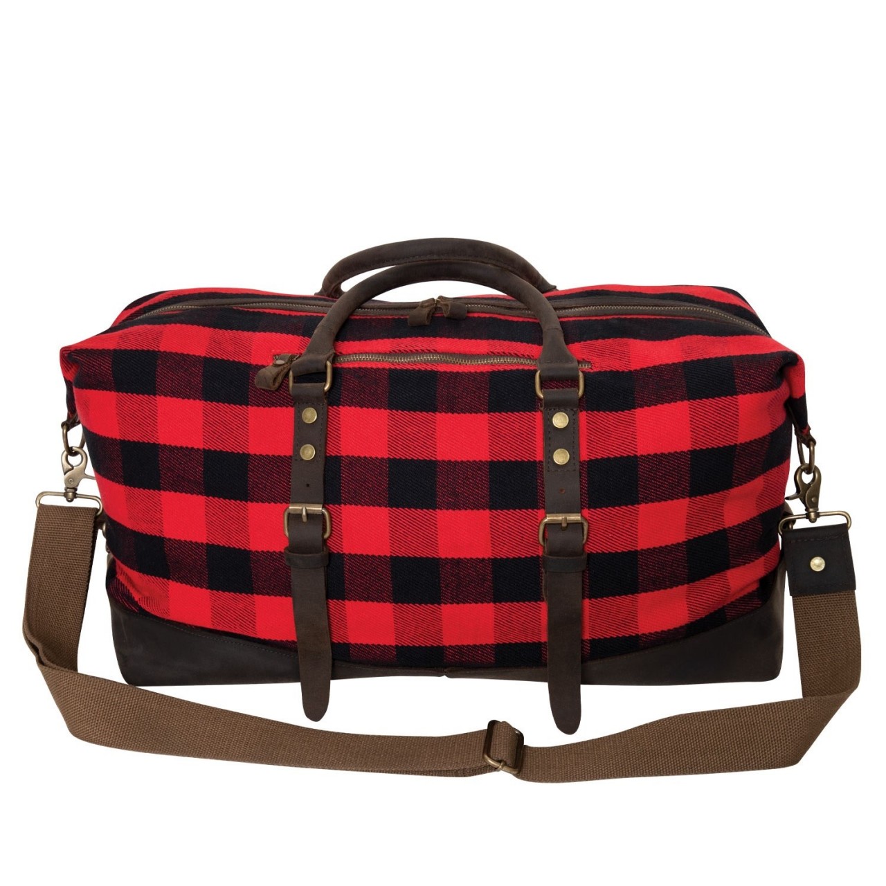 Taška EXTENDED Weekender cestovná RED PLAID