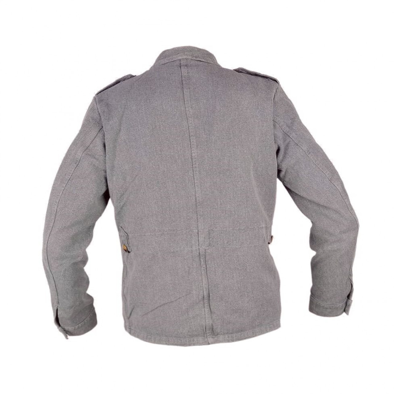 Blúza švajčiarska DENIM pracovná ŠEDO/ZELENÁ použitá