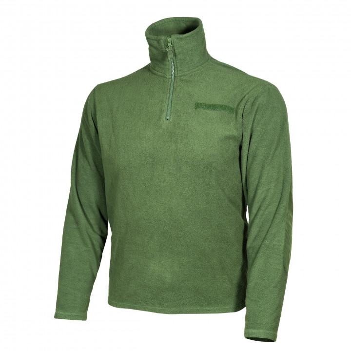 Mikina FLEECE Greek 3/4 zip GREEN použitá