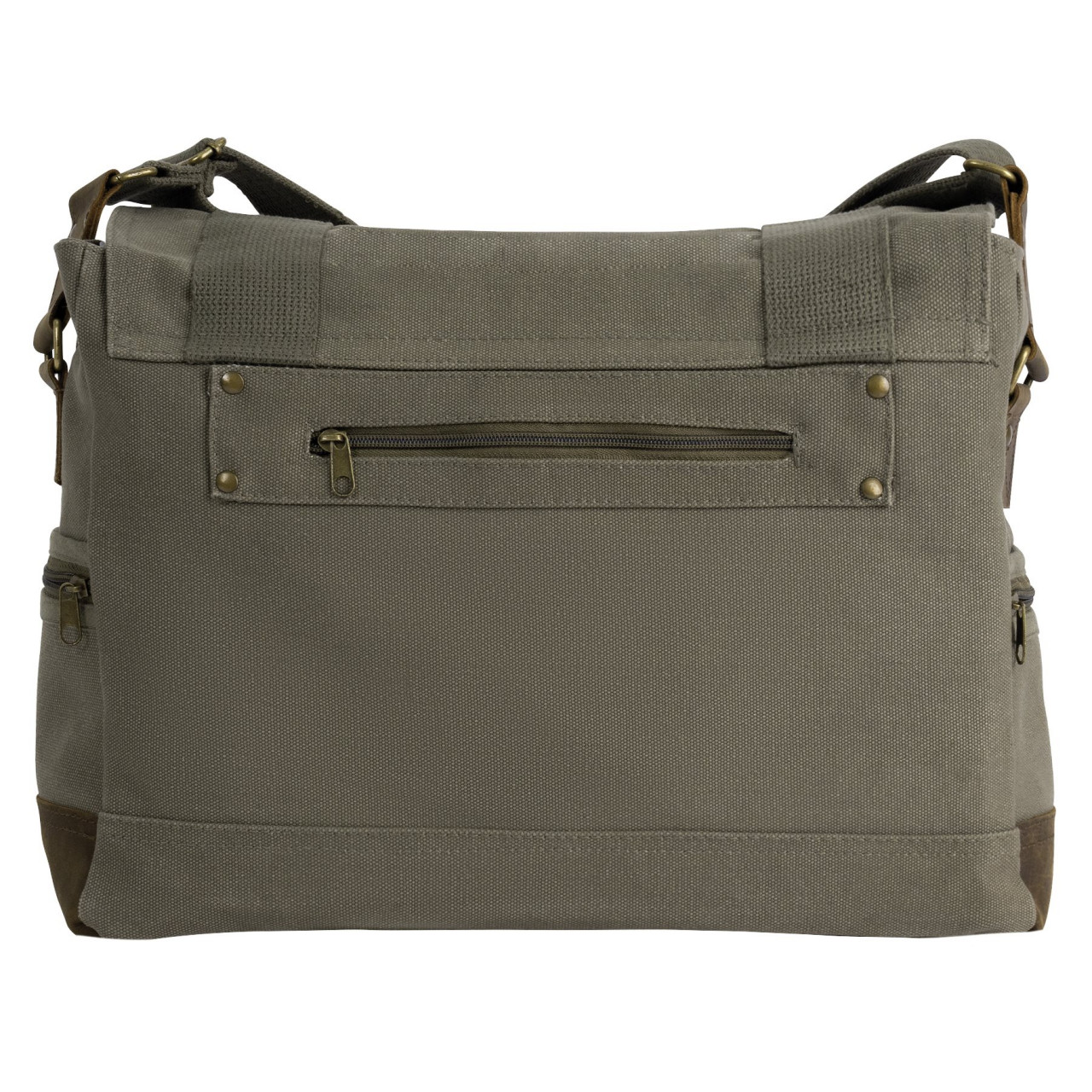 Taška VINTAGE cez rameno B-15 PILOT MESSENGER OLIV