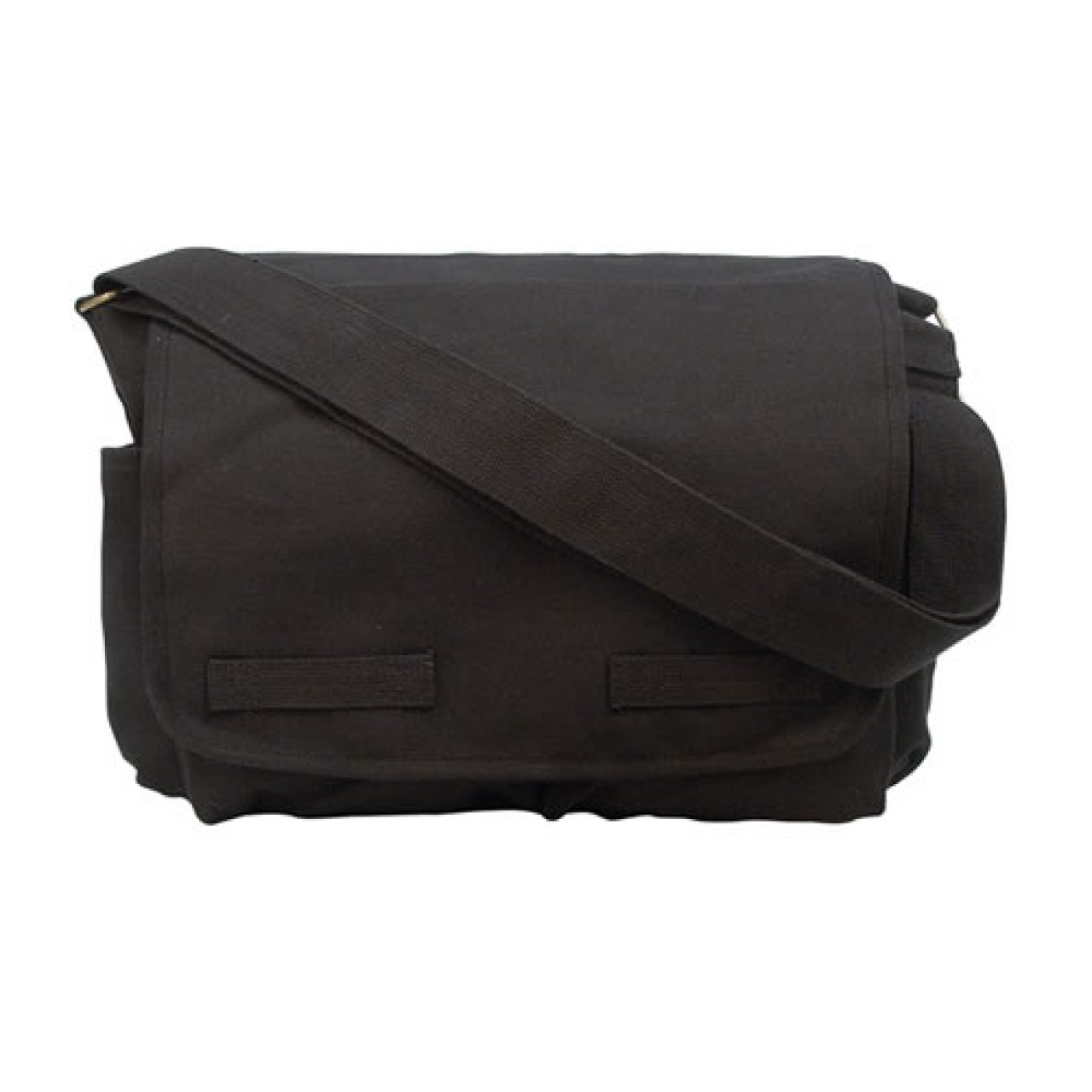 Taška VINTAGE cez rameno 38 x 28 x 15 cm ČIERNA