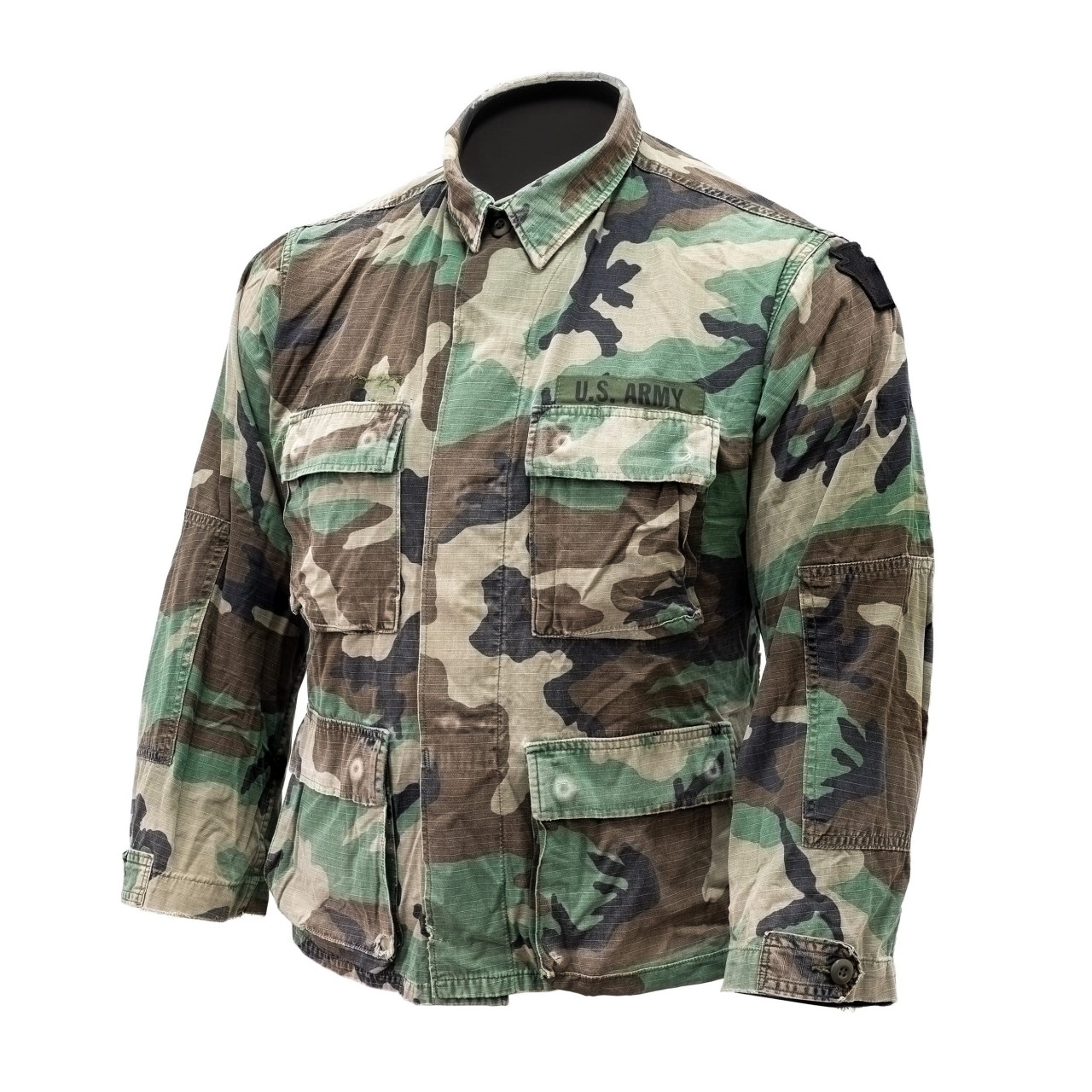 Blúza US typ BDU WOODLAND použitá rip-stop