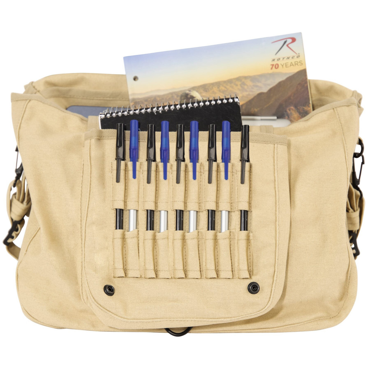 Taška PARATROOPER cez rameno KHAKI