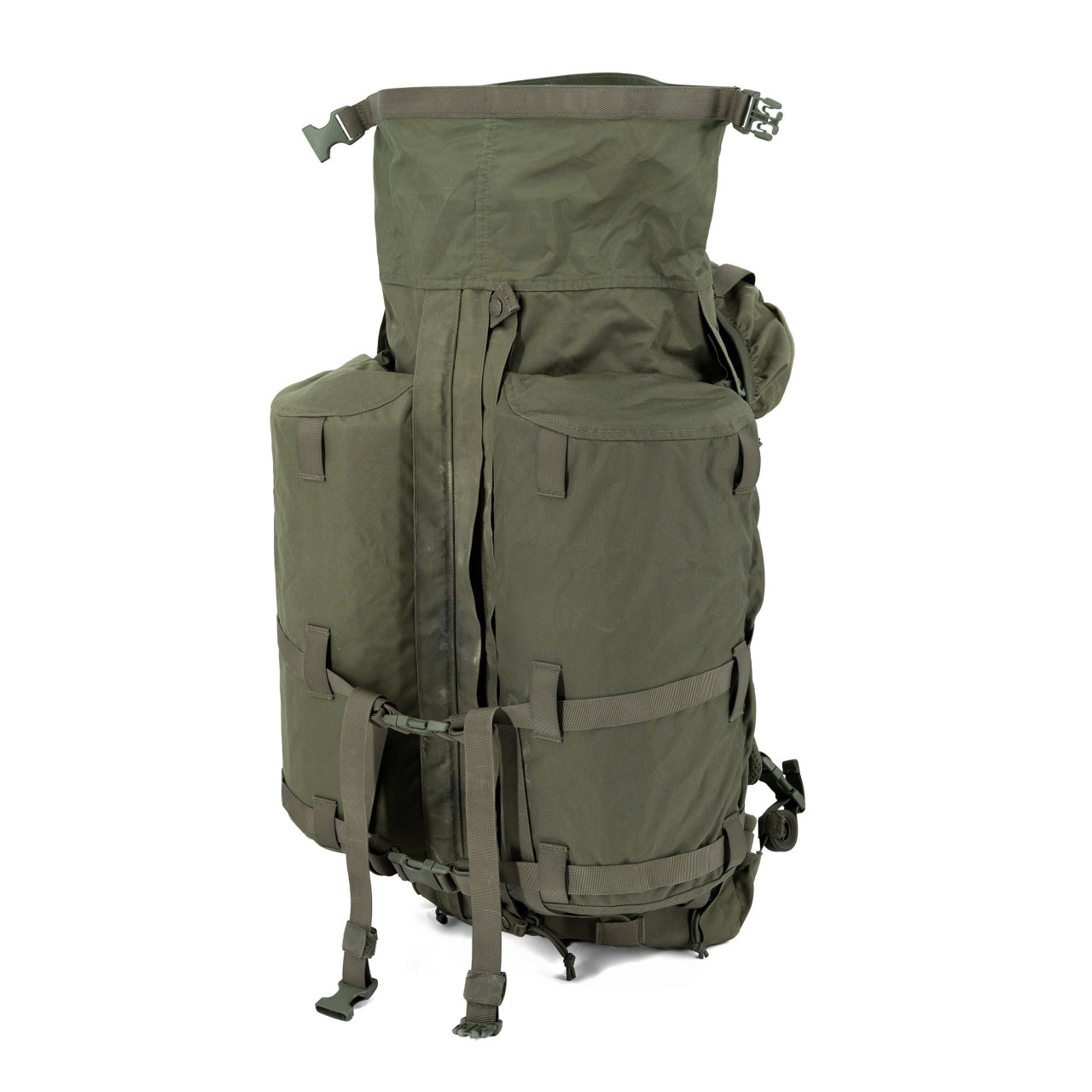 BW SNIGEL DAYPACK EINSATZSYSTEM batoh vrátane bočných vreciek ZELENÝ použitý