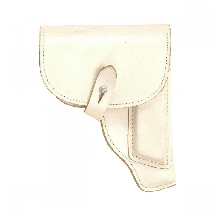 Puzdro pištoľové MAKAROV kožené BIELE použité