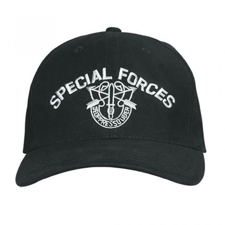 Čiapka SPECIAL FORCES baseball ČIERNA