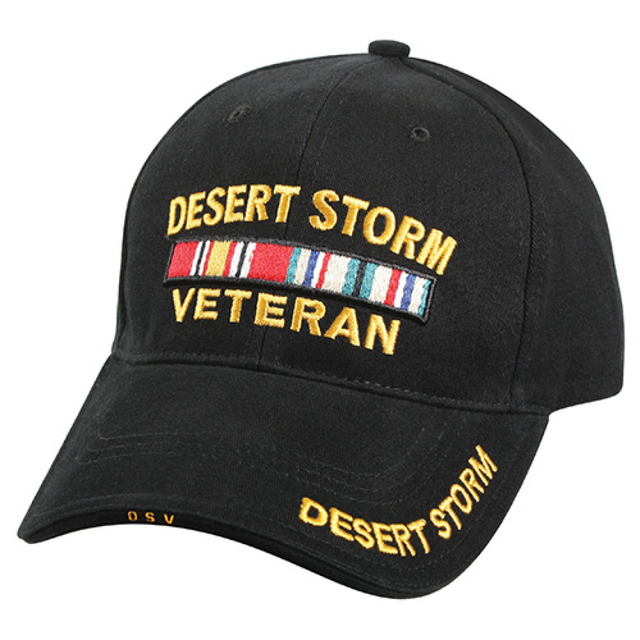 Čiapka baseball DELUXE DESERT STORM VETERAN ČIERNA