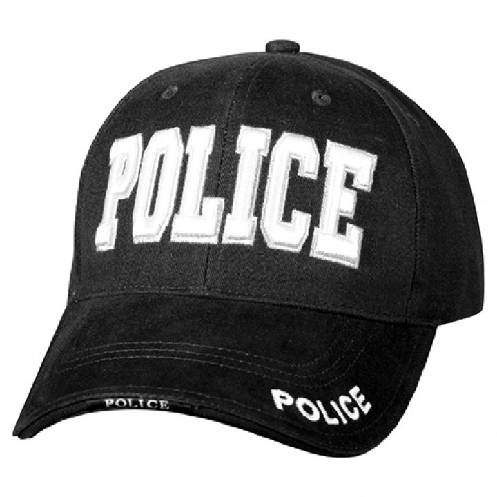 Čiapka DELUXE POLICE baseball ČIERNA