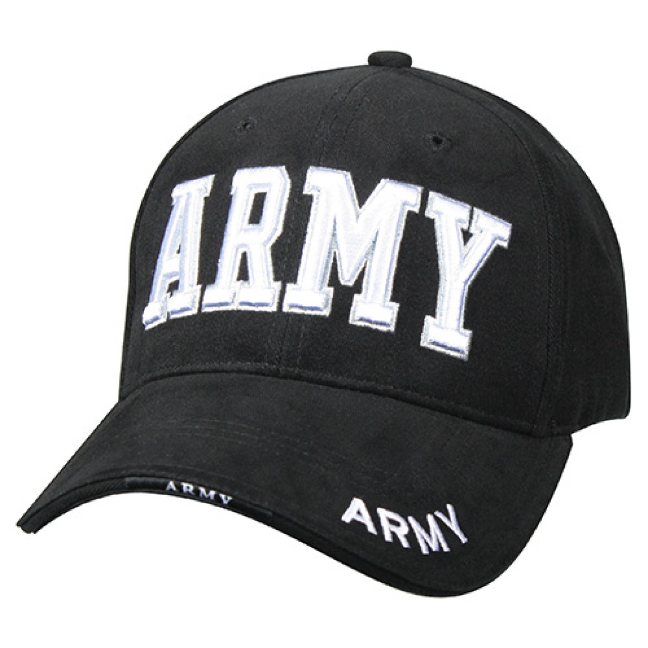 Čiapka DELUXE ARMY baseball ČIERNA