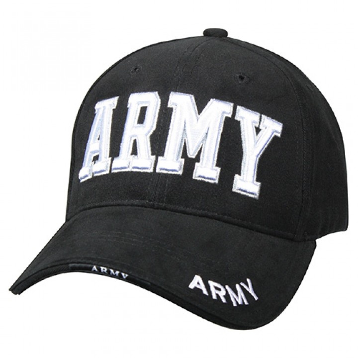 Čiapka DELUXE ARMY baseball ČIERNA